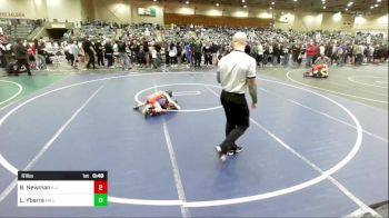 61 lbs Quarterfinal - Bentley Newman, Illinois Valley YW vs Lucas Ybarra, Fallon Outlaws WC