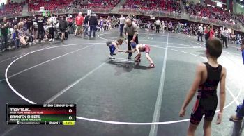 65 lbs Quarterfinal - Troy Tejkl, West Point Wrestling Club vs Braxten Sheets, Hershey Youth Wrestling