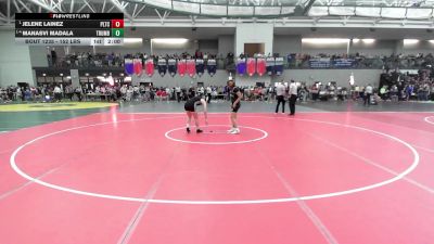 152 lbs Quarterfinal - Jelene Lainez, Platt Tech* vs Manasvi Madala, Trumbull