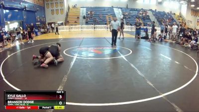 157 lbs Round 3 (8 Team) - Kyle Gallo, Funky Monkey vs Branson Dodge, SOWA / HWC BLUE