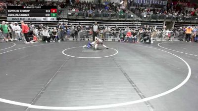 65 lbs Round Of 32 - Edward Bishop, Delsea vs Luca Zaragoza, Buxton (NJ)