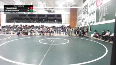 175 lbs Semifinal - Alberto Olague, Long Beach Poly vs Kelan Stever, San Clemente