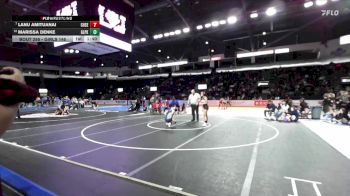 Girls 145 lbs Champ. Round 2 - Lanu Amituanai, Chief Sealth (Girls) vs Marissa Denke, Glacier Peak (Girls)