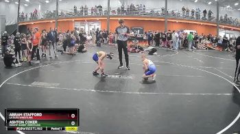 60 lbs Quarterfinal - Abram Stafford, LA Elite Wrestling vs Ashton Coker, Swamp Rabbit Wrestling