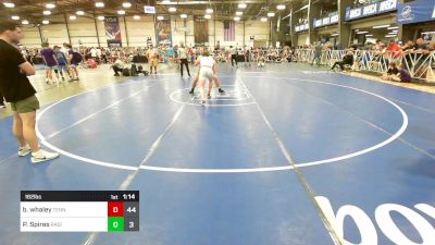 182 lbs Rr Rnd 2 - Briar Whaley, Tennessee Wrestling Academy vs Paul Spires, Ragin Raisins Niagara