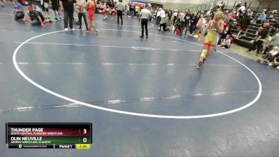 150 lbs Semifinal - Olin Neuville, Askren Wrestling Academy vs Thunder Page, South Central Punisher Wrestling