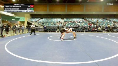 184 lbs Consi Of 8 #2 - Owen Gudmundson, Simon Fraser vs Christian Smoot, UNATT-Utah Valley