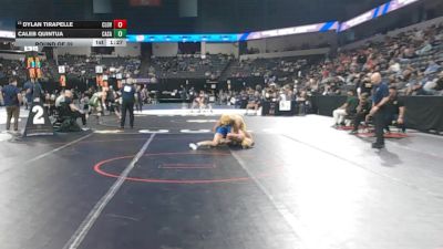 157 lbs Round Of 32 - Dylan Tirapelle, Clovis (CS) vs Caleb Quintua, Casa Grande (NC)