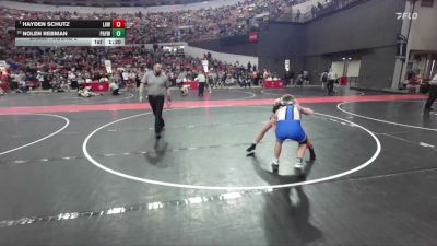 140 lbs Champ. Round 2 - Hayden Schutz, LAW vs Nolen Rebman, Parkview Albany Youth Wrestling