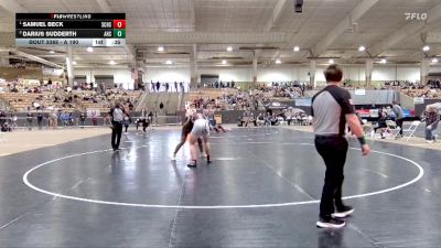 A 190 lbs 3rd Place Match - Samuel Beck, Station Camp High School vs Darius Sudderth, Alcoa High School