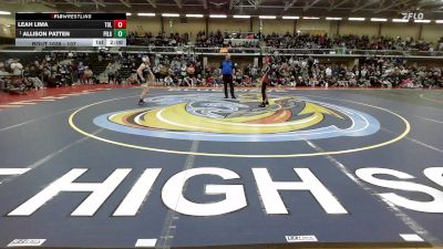 107 lbs Final - Leah Lima, Tolman vs Allison Patten, Pilgrim