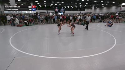 105 lbs Champ. Rd Of 32 - Hailyn Gonzalez, Dead Shot Wrestling Club vs Lainie Galvan, Basehor-Linwood High School Wrestling