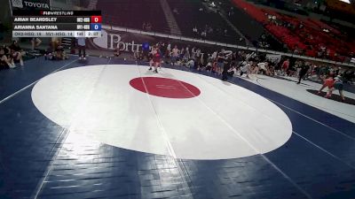 180 lbs Ariah Beardsley, Oklahoma 2 HS Girls vs Arianna Santana, Nevada 1 HS Girls