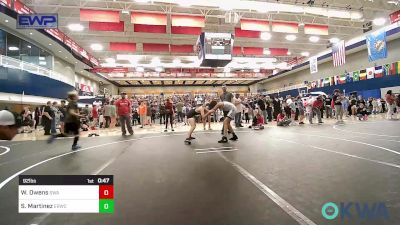 92 lbs Semifinal - Westyn Owens, Shelton Wrestling Academy vs Salma Martinez, El Reno Wrestling Club