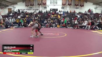 144 lbs Cons. Semi - Layton Schneider, Edmond North vs Melvin Miller, Bishop McCort