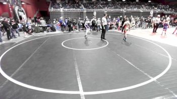 86 lbs Quarterfinal - Hayes Ingram, Bear Cave WC vs Tanner Myers, Thermopolis WC