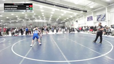 143.7-156.1 lbs Champ. Round 2 - Cannon Klukvin, Kansas vs Aiydan McLean, MATPAC Wrestling Club