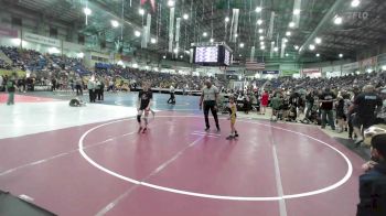 49 lbs Round Of 16 - Sawyer Anderson, Na vs Kolten Candelaria, Pagosa Springs
