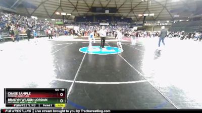 86 lbs Cons. Semi - Bradyn Wilson-Jordan, Mat Demon Wrestling Club vs Chase Sample, Maddogs Wrestling