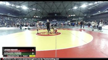 100 lbs Cons. Round 3 - Jayden Renard, Sua Sponte Wrestling Club vs Kataleana Warner, Mat Rats Rebooted Wrestling