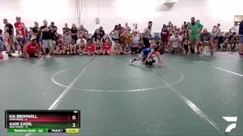 44 lbs Round 1 (8 Team) - Kai Bromwell, Warhawks vs Kade Kadel, Iron Horse