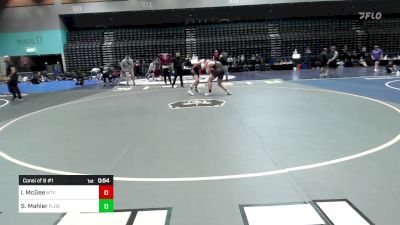 215 lbs Consi Of 8 #1 - Isaac McGee, Mountain View (UT) vs Sam Mahler, Fruitland