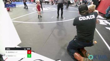 45 lbs Round Of 16 - Rhett Jenkins, Beggs Youth Wrestling Program vs Jett Hamm, Pocola Youth Wrestling