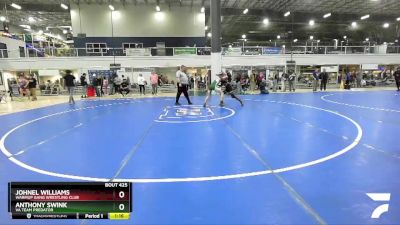 113 lbs 3rd Place Match - Johnel Williams, Warmup Gang Wrestling Club vs Anthony Swink, VA Team Predator