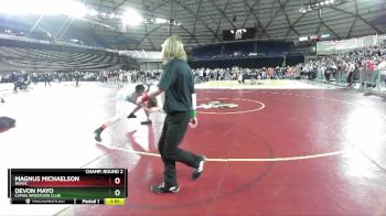 144 lbs Champ. Round 2 - Magnus Michaelson, NWWC vs Devon Mayo, Camas Wrestling Club