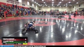 80 lbs Cons. Round 3 - Macyn Gardner, Dakota Boyz Wrestling Club vs Gunner Fricke, Matpac
