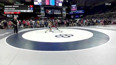 120 lbs Champ. Rd Of 128 - Donovan Jenkins, FL vs Reed Wicker, IN