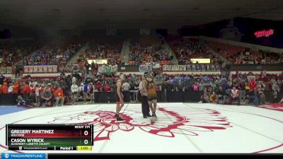 132 lbs Cons. Round 2 - Cason Wyrick, Altamont-Labette County vs Gregery Martinez, Holcomb