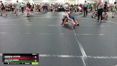 106 lbs Round 1 (4 Team) - Andrew Lichter, Town WC vs Kristian Beres, Validus WC