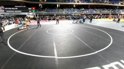 5A 285 lbs Cons. Round 2 - Jeremiah Mendez, Dallas South Oak Cliff vs Peyton Miller, Anna