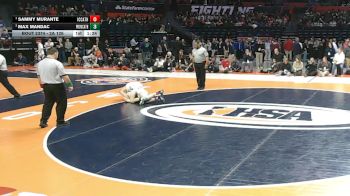 2A 126 lbs 1st Place Match - Sammy Murante, Elmhurst (IC Catholic) vs Max Mandac, New Lenox (Providence Catholic)