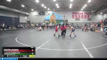 50/53 Round 1 - Dalton Jackson, Eastside Youth Wrestling vs Corvin Hunnicutt, Jet Wrestling Club