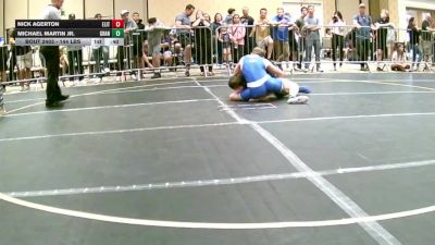 144 lbs Consi Of 32 #2 - Nick Agerton, Elite Force WC vs Michael Martin Jr., Grants Pass WC