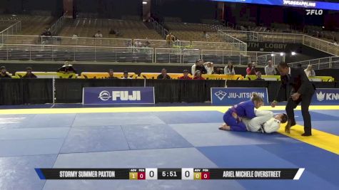 Ariel Michele Overstreet vs Stormy Summer Paxton 2025 Pan Jiu Jitsu IBJJF Championship