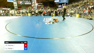 88 lbs Rnd Of 32 - Damien Yeoman, IA vs Liam Parker, FL