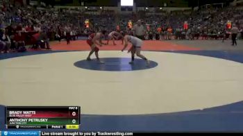 6A - 145 lbs Cons. Round 1 - Brady Watts, Blue Valley West vs Anthony Petrusky, Junction City