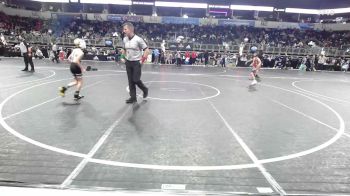 75 lbs Semifinal - Kyson Leaver, Commanders WC vs Hudson Newland, Farmington WC