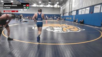 125 lbs Consi Of 8 #2 - Sebastian Kristal, Wesleyan (CT) vs CJ Wood, Roger Williams