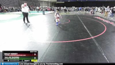78 lbs Champ. Round 1 - Bailey Kersey, Thunder Mountain Wrestling Club vs Taylor Isadora, Olympia Wrestling Club