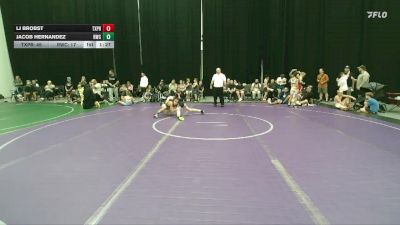 80 lbs Round 5 (6 Team) - LJ Brobst, Terps Xpress vs Jacob Hernandez, Reaper WC