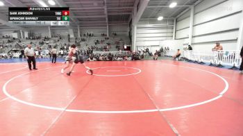 160 lbs Rr Rnd 1 - Sam Johnson, TNWC Blue vs Spencer Shively, The Fort Hammers Maroon