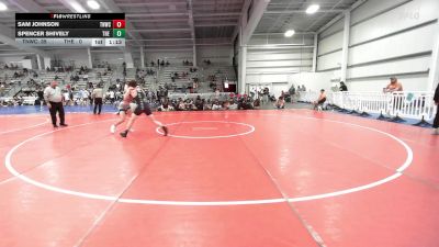 160 lbs Rr Rnd 1 - Sam Johnson, TNWC Blue vs Spencer Shively, The Fort Hammers Maroon
