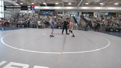144 lbs Cons. Semis - William Coleman, Bear Cave Wrestling Club vs Maddax Hacking, Uintah Wrestling