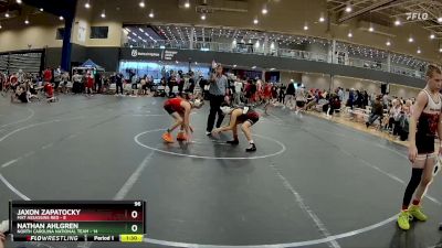 96 lbs Round 2 (4 Team) - Nathan Ahlgren, North Carolina National Team vs Jaxon Zapatocky, Mat Assassins Red