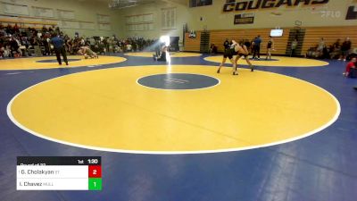 160 lbs Round Of 32 - Grigor Cholakyan, St. John Bosco vs Isaac Chavez, Mullen (CO)