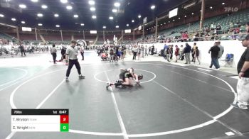 78 lbs Consi Of 4 - Tucker Bryson, Team Oklahoma vs Caleb Wright, New Mexico Punishers